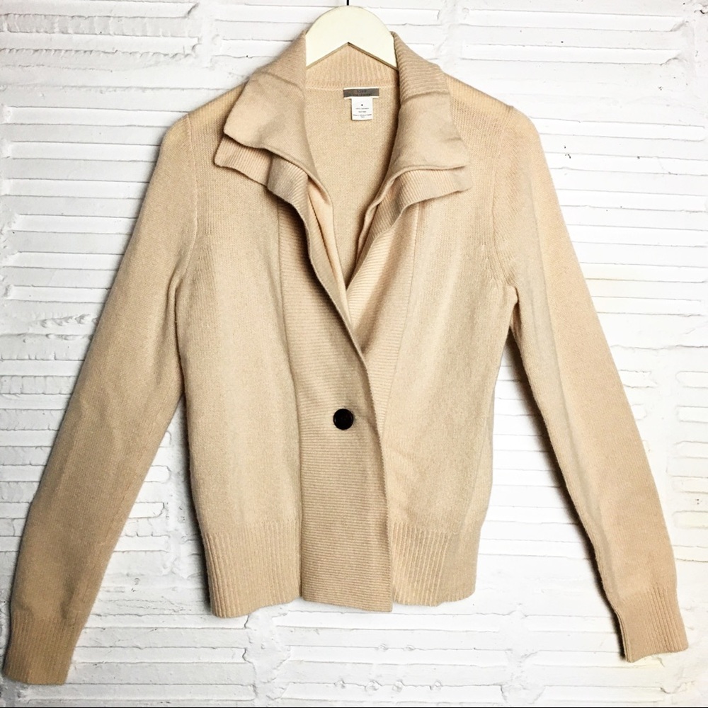 J. Crew Luxuriously Soft Cashmere Button Cardigan